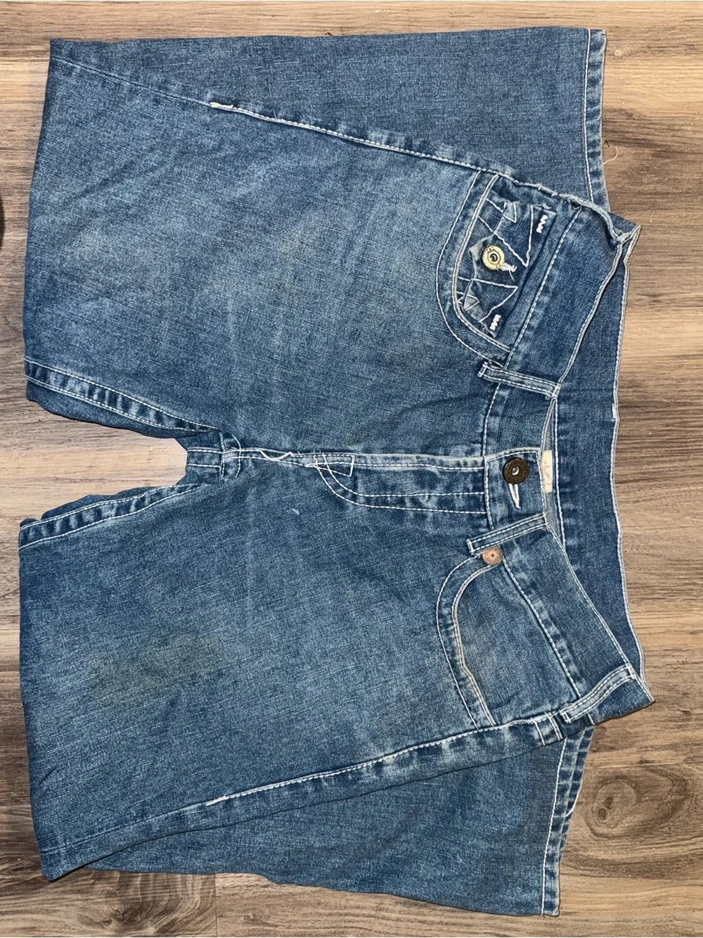 True Religion Billy Super T Jeans Men’s 34 Made USA Straight Leg Medium‎ Wash